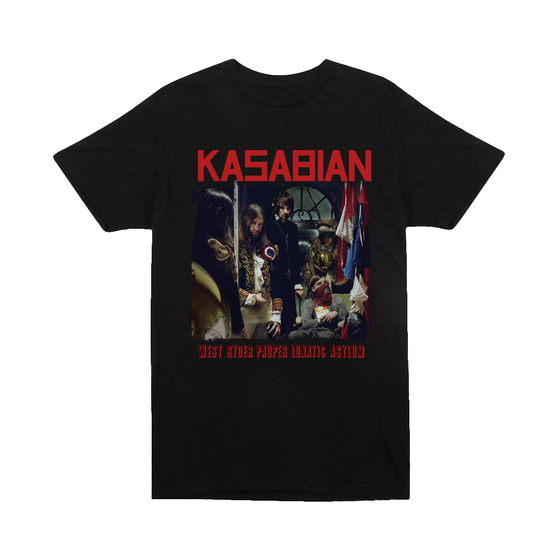 Kasabian Black Lunatic Asylum T-shirt